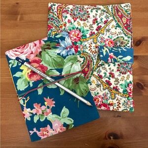 April Cornell Artist On-the-Go Sketchbook & Travel Case/Pouch, Garden Paisley